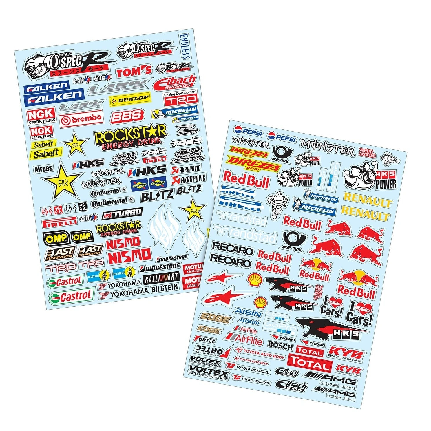 TT01 TT02 Rockstar Redbulls Racing Decals: Dominate the Track, Tamiya Style, Victory Awaits!